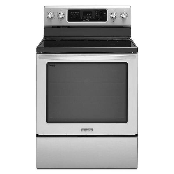 KitchenAid Architect Series II 6.2 cu. ft. Electric Range with Self-Cleaning Convection Oven in Stainless Steel