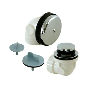 1-1/2 in. Sch. 40 PVC 1-Hole Bath Waste with Test Kit