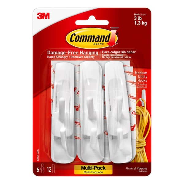 3M Command Adjustables Small Plastic Hooks 20710-3M – Good's Store Online