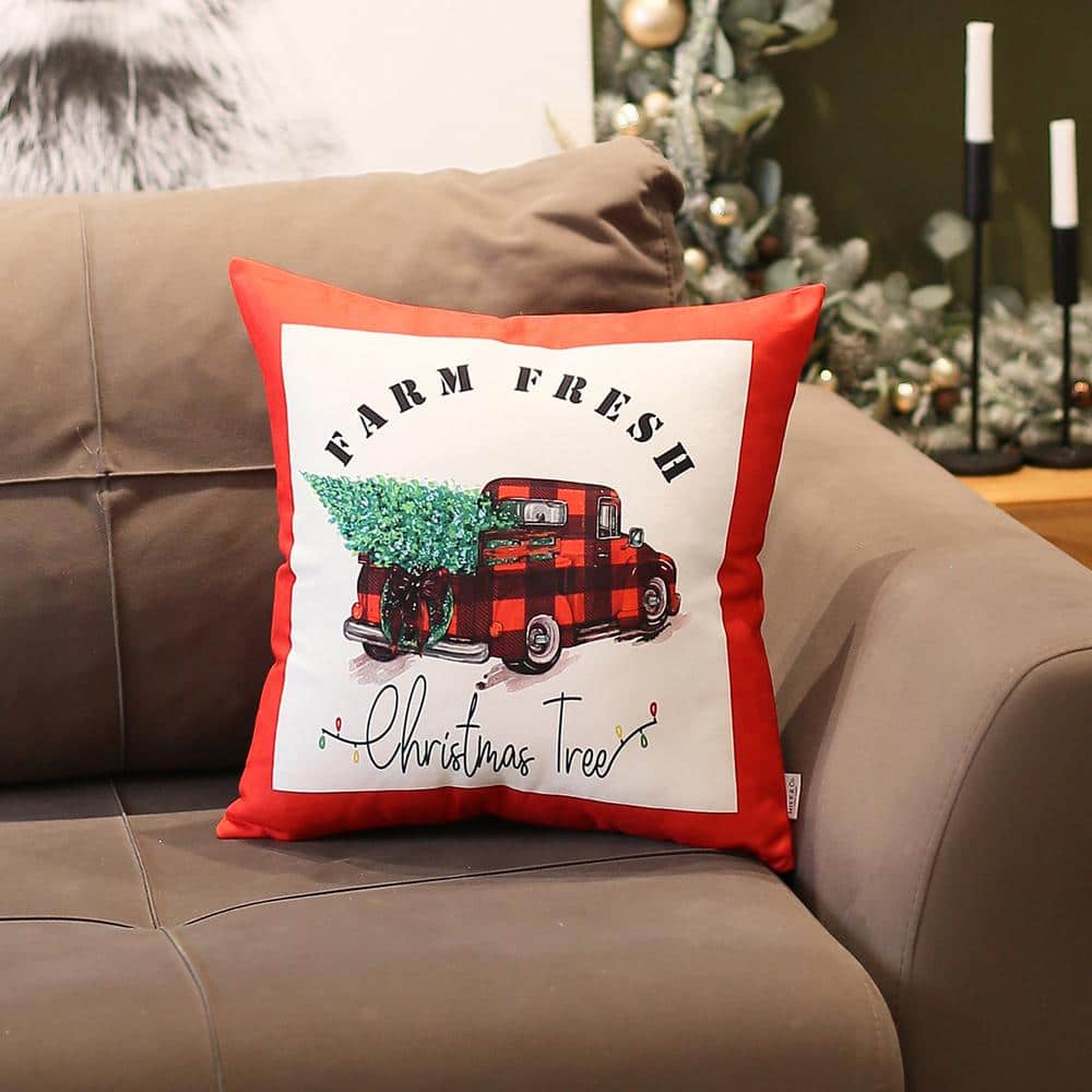 Christmas Pillow Covers 12x20 Inch Merry Christmas Throw Pillow Decorative Christmas  Pillow Cover Sofa Cushion Cover Decorative Lumbar Rectangle 