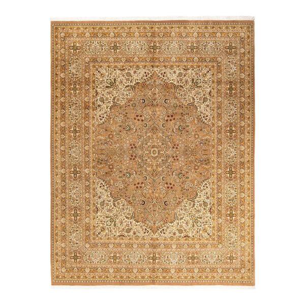Solo Rugs Mogul One-of-a-Kind Traditional Yellow 8 ft. 2 in. x 10 ft. 5 in. Oriental Area Rug