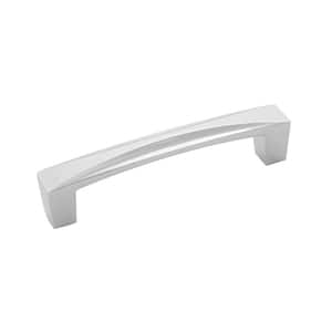Crest Collection 3-3/4 in. (96 mm) Chrome Cabinet Drawer/Door Pull