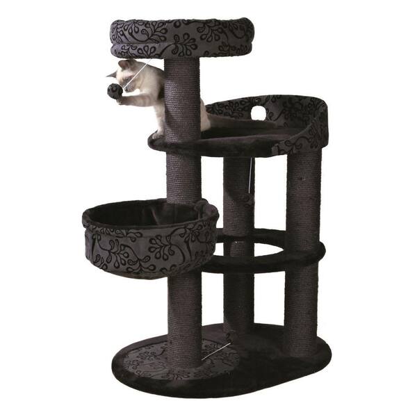 black cat tree