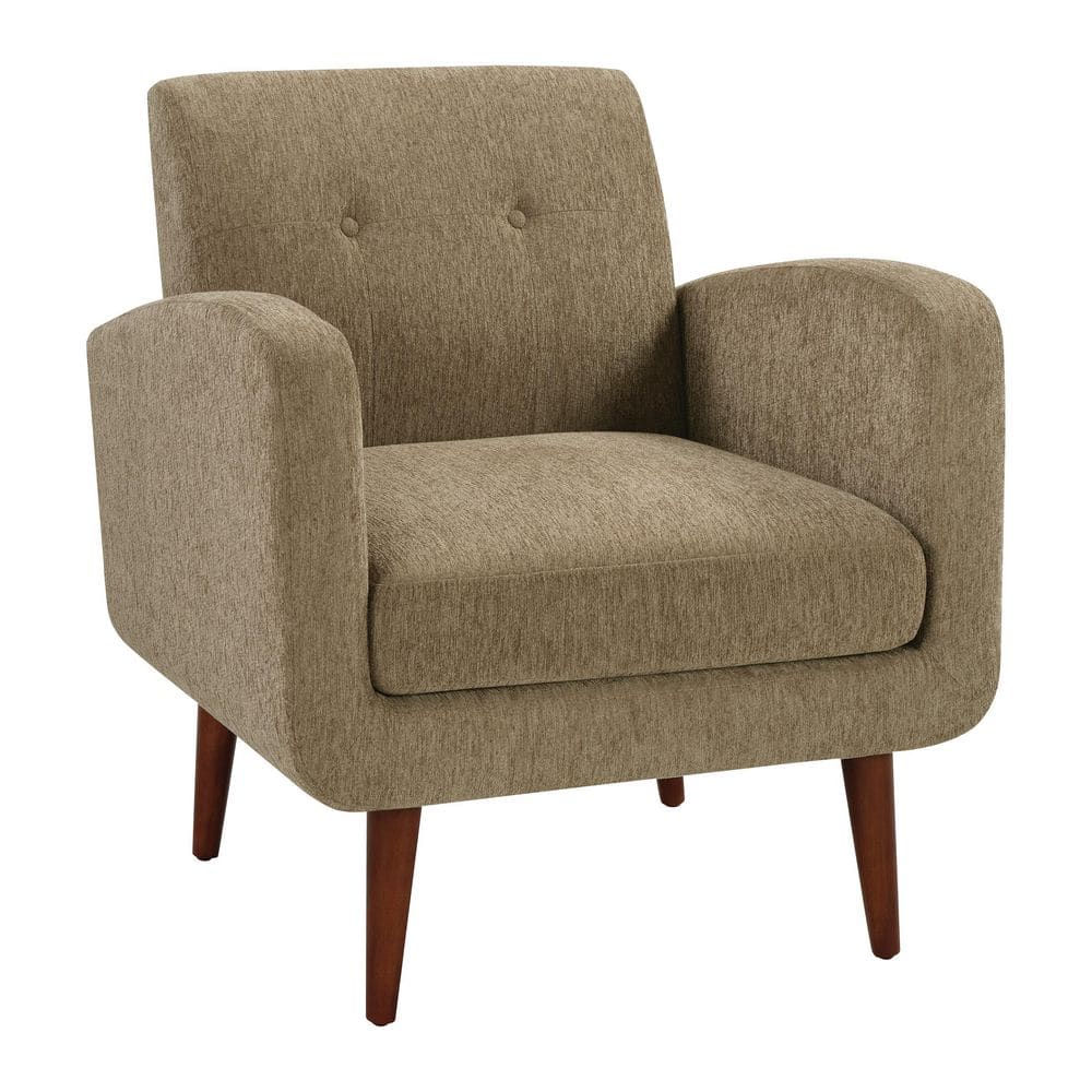 Lake Meadows Arm Chair in Taupe Fabric with Medium Espresso Finished Legs price history on PriceWatchPro