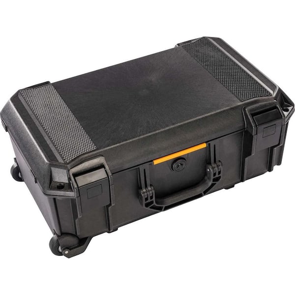 Hard Case with Padded Dividers for Camera Pistol Gear Equipment Crushproof Weather Resistant Rolling Design