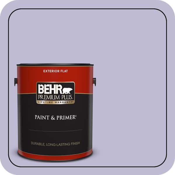 1 gal. #640C-3 Twilight Pearl Flat Exterior Paint & Primer