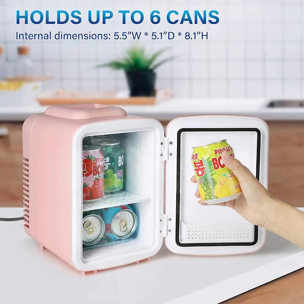 Car Home Auto Refrigerator 6l Mini Fridge Food Fruit Heating And Cooler  Small Household Dormitory Single For Travel Camping 12v - Compact/portable  Refrigerator - AliExpress