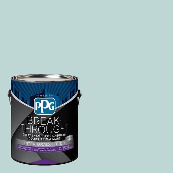 1 gal. PPG1142-3 Veridian Green Semi-Gloss Door, Trim & Cabinet Paint