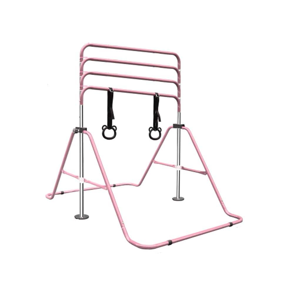 Pink Multi-Functional Adjustable Height Children's Horizontal Gymnastic Bar With Bear Rings price history on PriceWatchPro