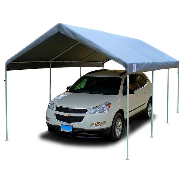 King Canopy Universal 10 ft. x 20 ft. 6-Leg Canopy with Silver Cover