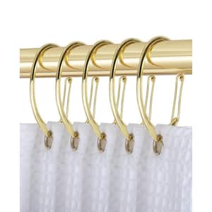 Utopia Alley Rustproof Zinc Shower Curtain Hook Rings for Bathroom