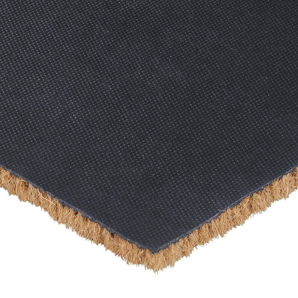 Christmas Tree Indoor/Outdoor Green Coir Doormat, 18 in. x 30 in.