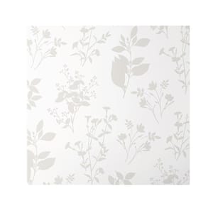 Cameilla Silhouette Ivory Peel and Stick Removable Wallpaper Panel (covers approx. 26 sq. ft.)
