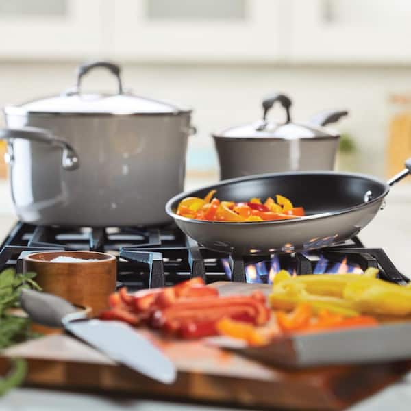 Rachael Ray Cucina Porcelain Enamel Nonstick 12-Piece Cookware Set