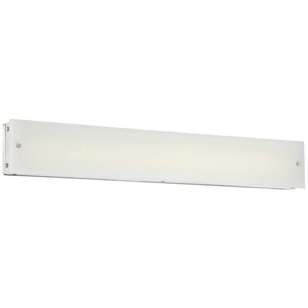 George Kovacs Button 38-Watt Brushed Nickel Integrated LED Bath Light