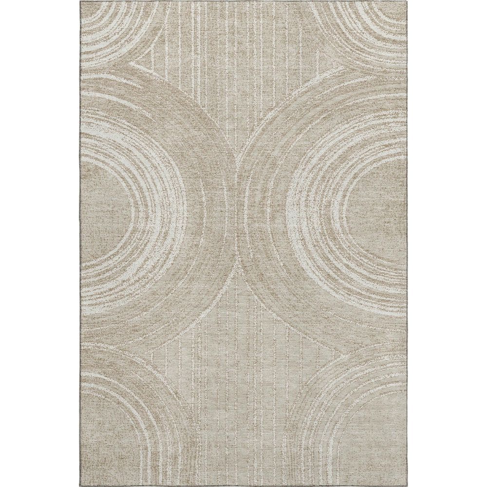 Mayfield Premium Machine Washable Abstract AMF2380 Beige 10 ft. x 14 ft. Area Rug price history on PriceWatchPro