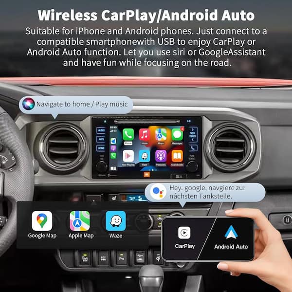 Vrbgify Wireless Carplay/Android Auto Adapter for Toyota