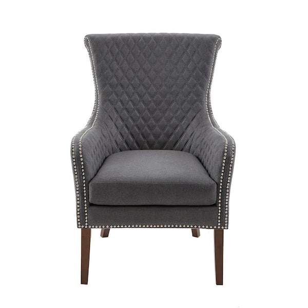 Madison Park Lea Grey Arm Chair