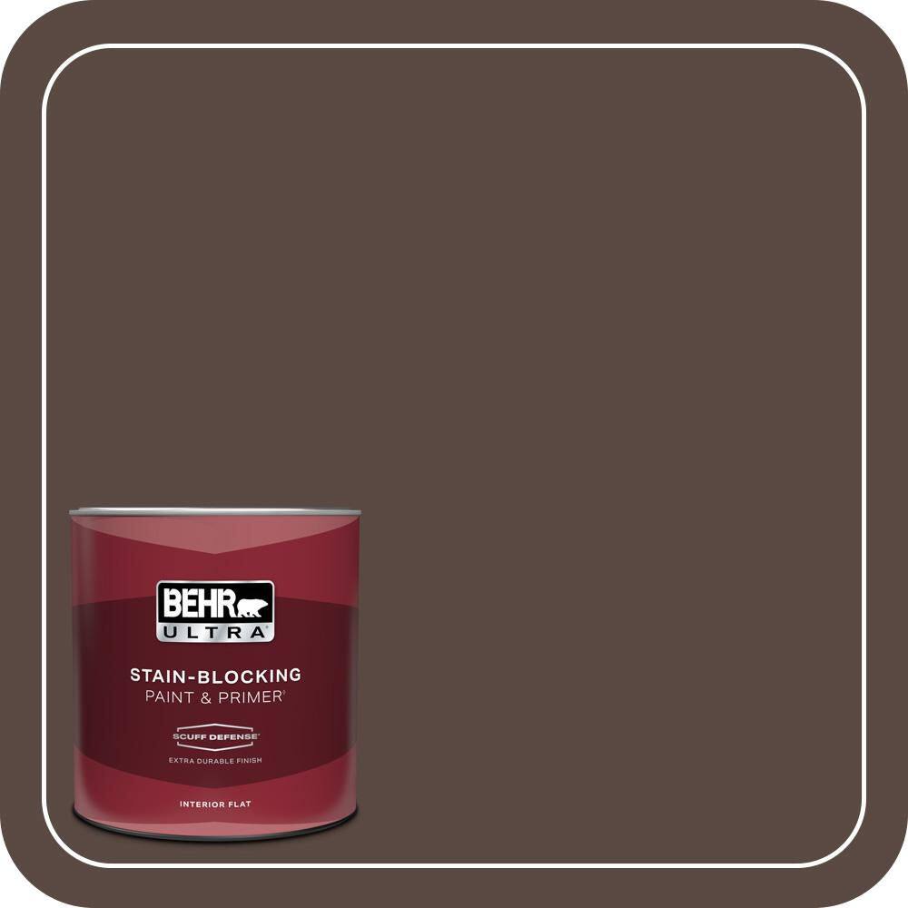 1 qt. #S-G-790 Bear Rug Extra Durable Flat Interior Paint & Primer price history on PriceWatchPro