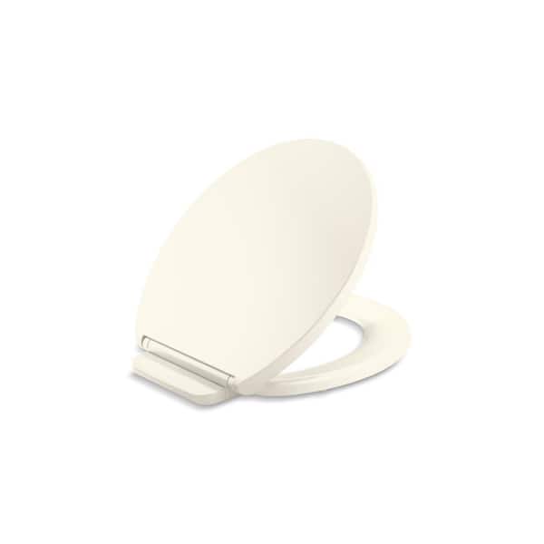 KOHLER Glissade ReadyLatch QuietClose Round Front Toilet Seat in