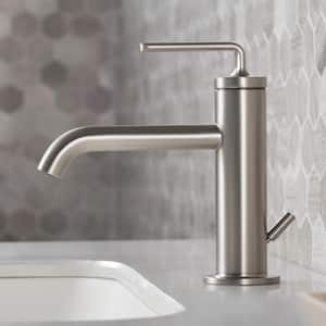 Ramus Single Hole Single-Handle Bathroom Faucet with Matching Lift Rod Drain in Spot Free Stainless Steel