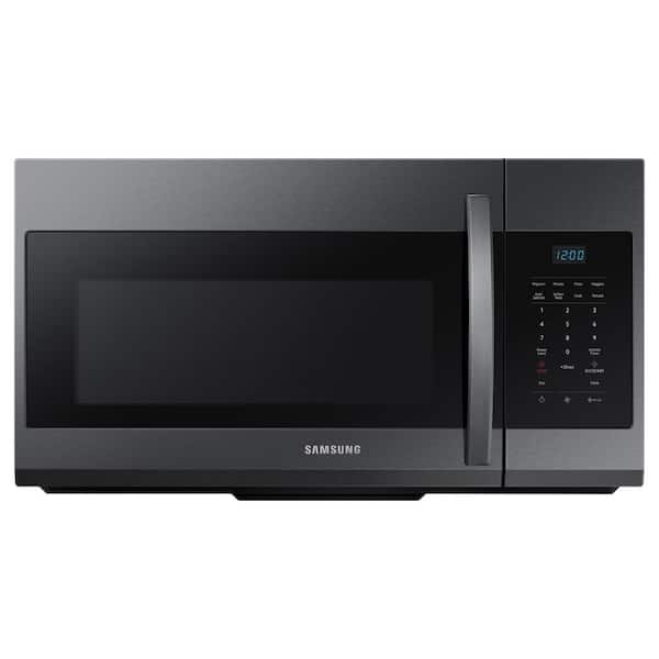 Samsung 1.7 Cu Black Over-The-Range Microwave Ft 