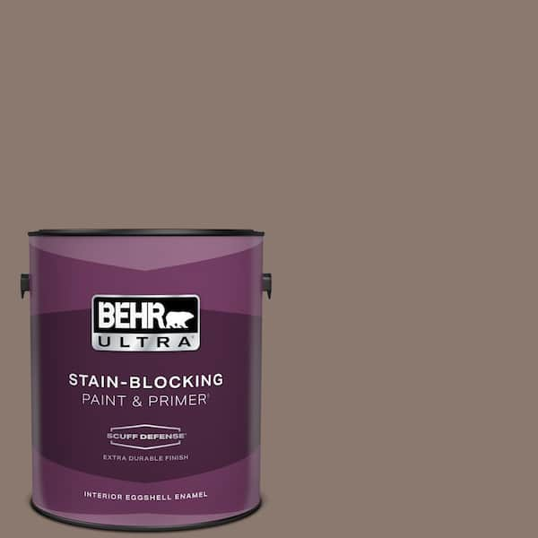 BEHR ULTRA 1 gal. #PPF-41 Cedar Plank Extra Durable Eggshell Enamel Interior Paint & Primer