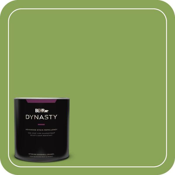 BEHR DYNASTY 1 qt. #P370-6 Salamander Eggshell Enamel Interior Stain-Blocking Paint and Primer