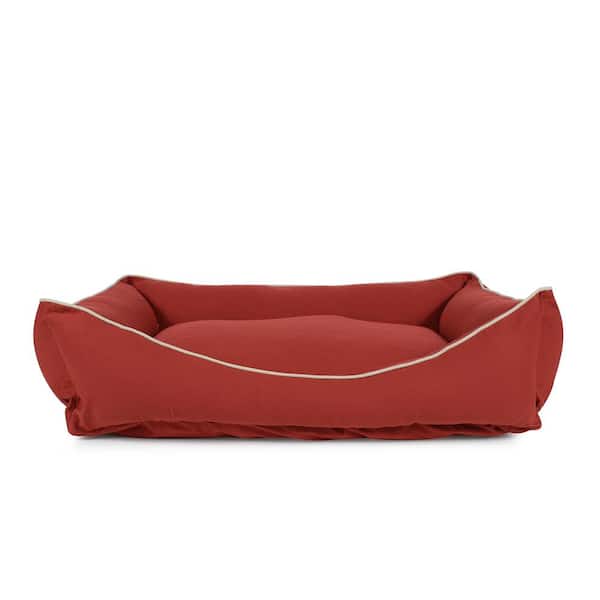 Carolina Pet Company X-Large Red Canvas Low Profile Kuddler Dog Bed