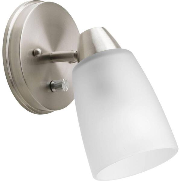 Progress Lighting Wisten Collection 1-Light Brushed Nickel SpotLight Fixture