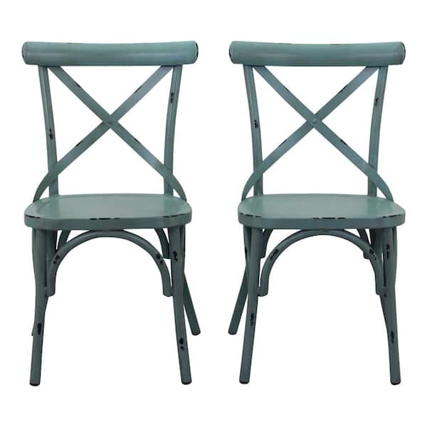 Courtyard Casual Brookwood X Back Chair Alum in Hand Brushed Finish