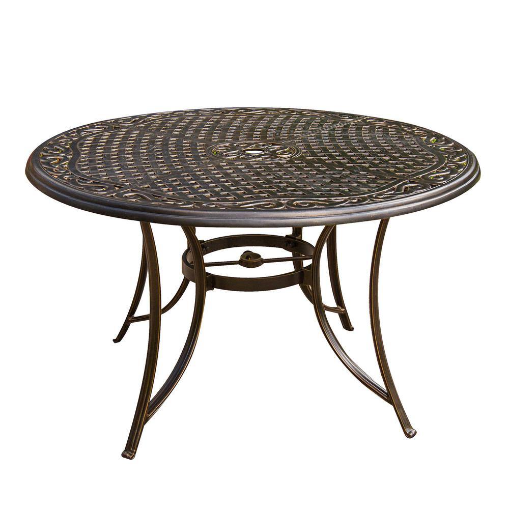 Oat Cushioned 5-Piece Aluminum Outdoor Dining Set