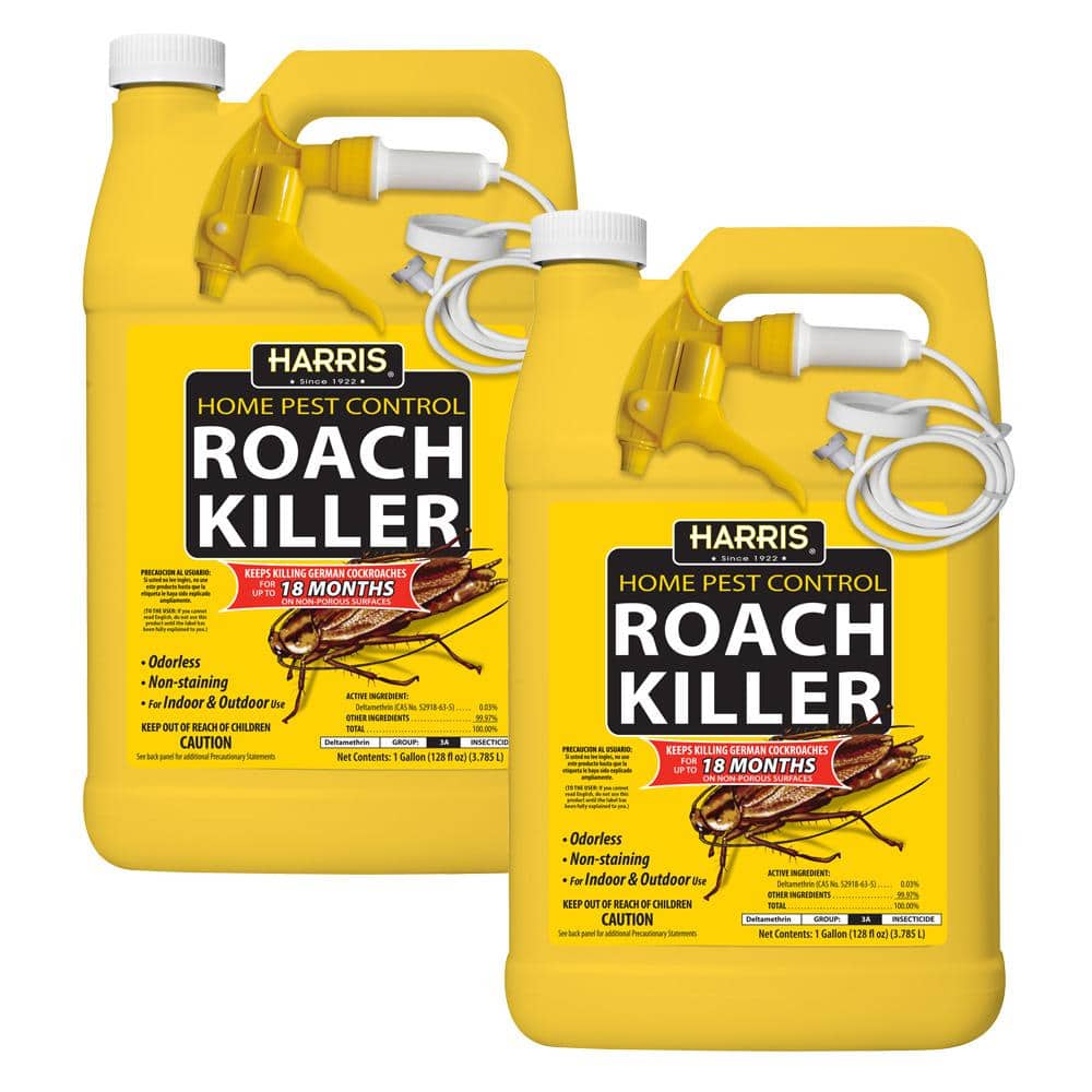 Harris 1 Gal. Roach Killer Spray (2-Pack) 2HRS-128 - The Home Depot