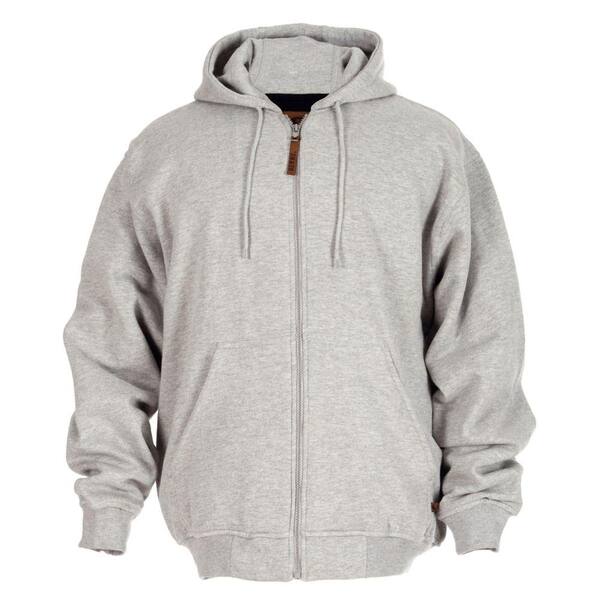 thermal lined hooded sweatshirt