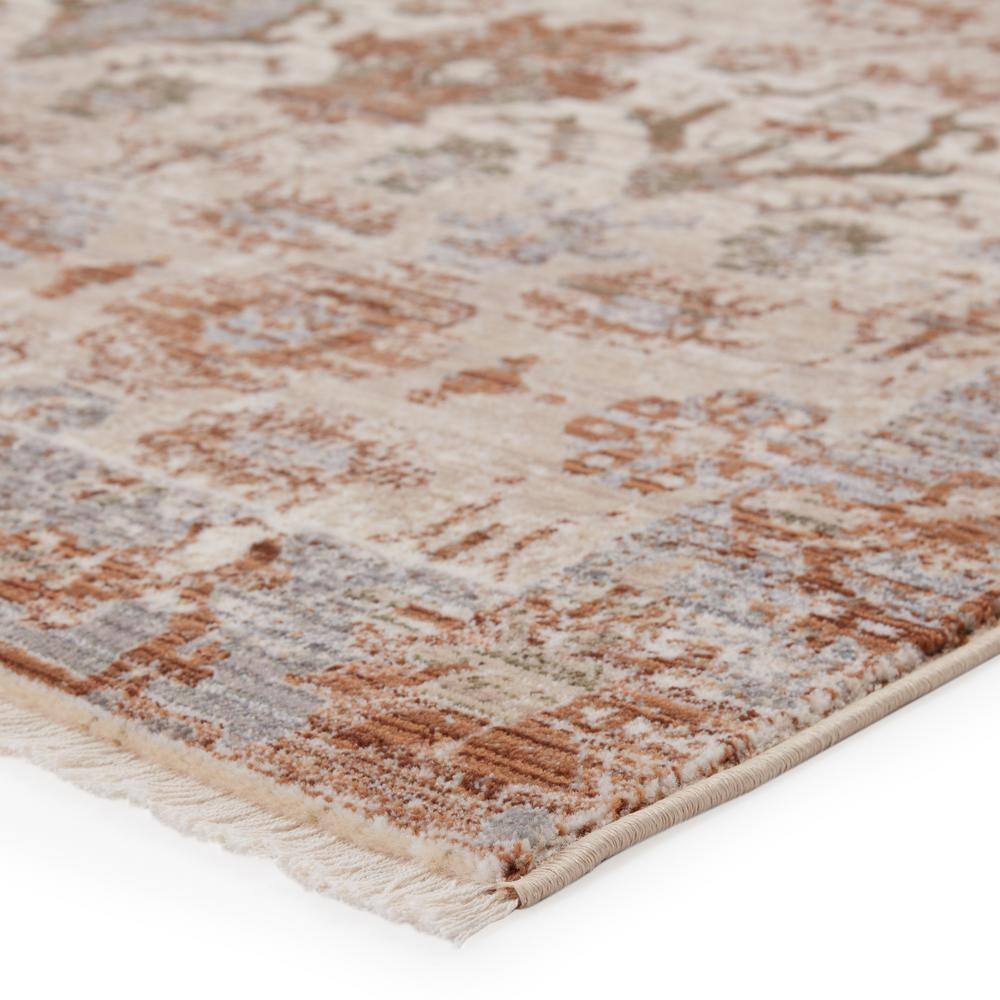 Zefira Luana 8' x 10' Gray Reversible Synthetic Area Rug