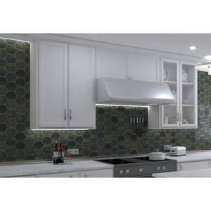Homage 5 in. x 5 in. Hexagon Respect Hex Porcelain Wall and Floor Hex Tile 4.54 sq. ft./0.25 per case