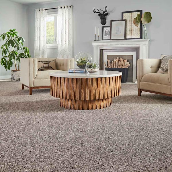 Maisie II  - Lost Horizon - Gray 52 oz. Triexta Texture Installed Carpet