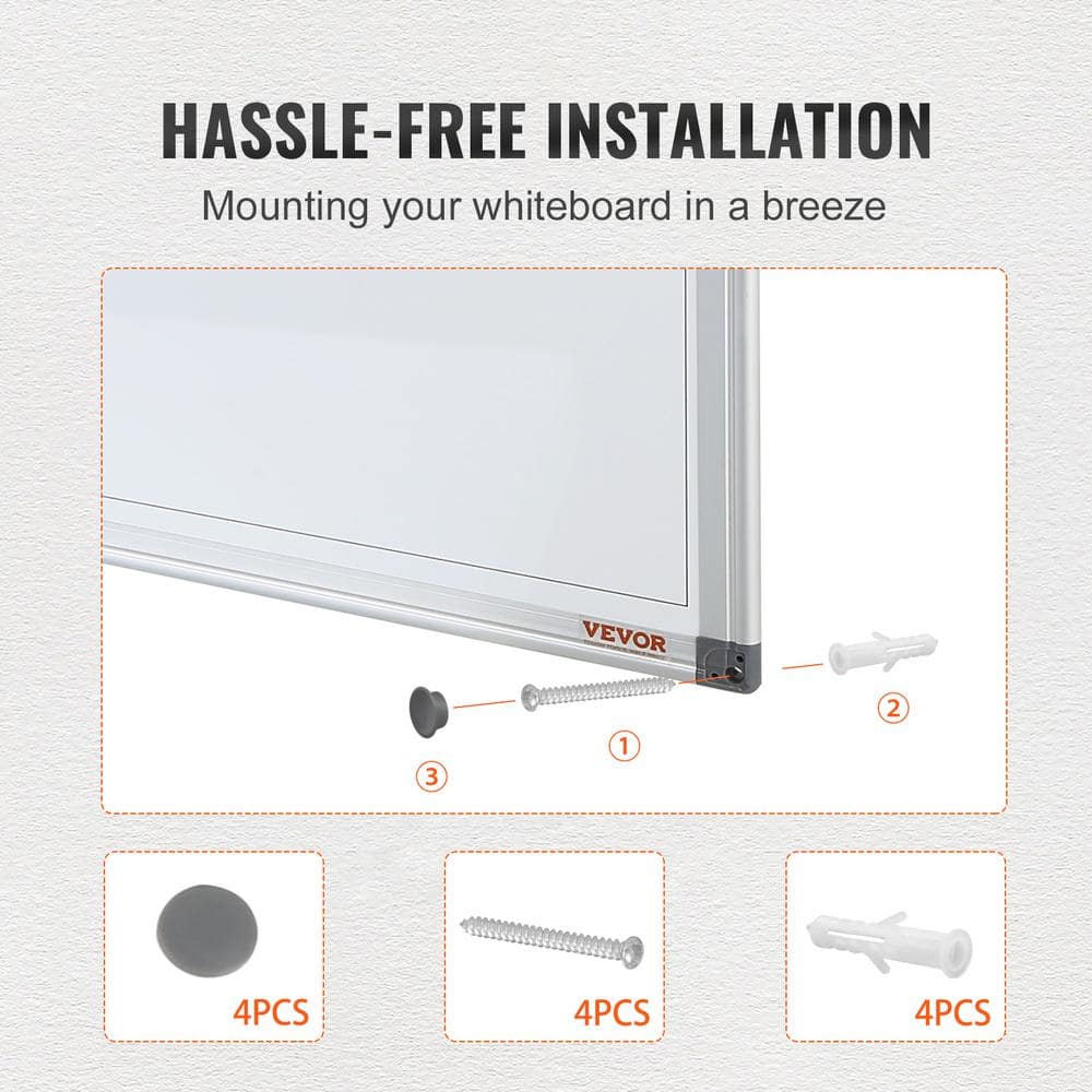 VEVOR 36" x 24" Magnetic Dry Erase Calendar Whiteboard
