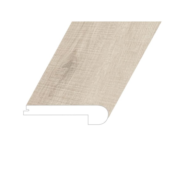null Zephyr Soho Pearl 1 in. Thick x 4.5 in. W x 94.5 in. L SPC Vinyl Flush Stair Nose Molding