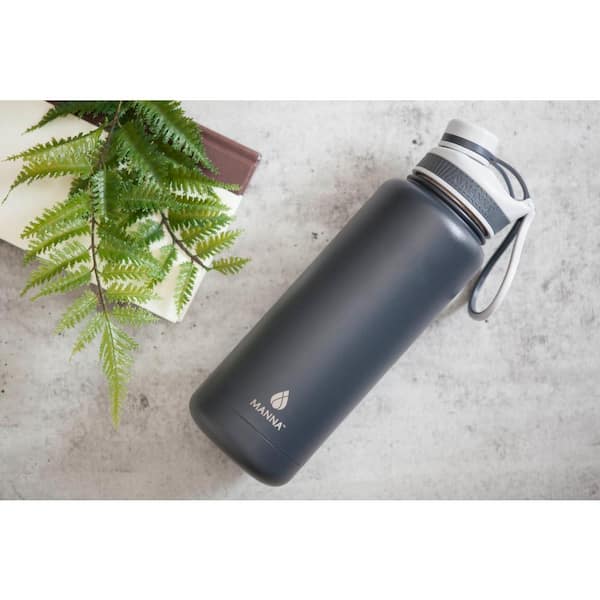 Ranger Pro 40 oz. Slate Powder Coated Stainless Steel Vacuum Bottle