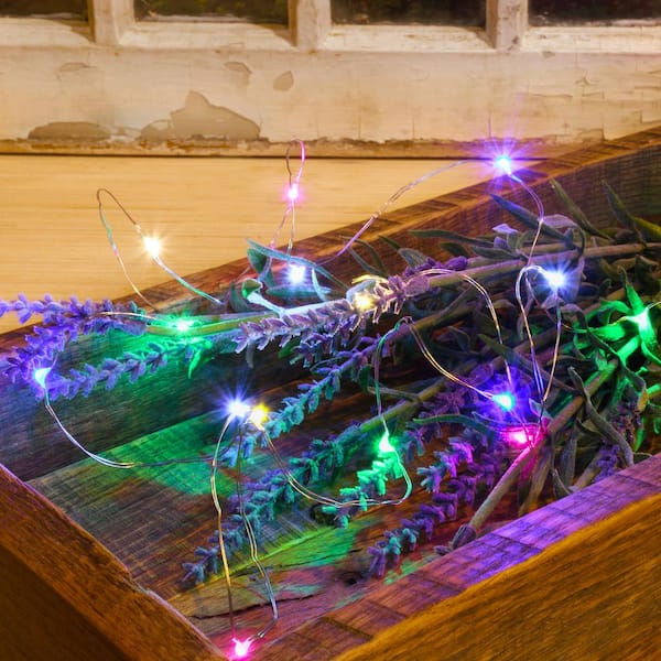 20-Light Mini Waterproof LED Multi- Color String Light (3-Pack)