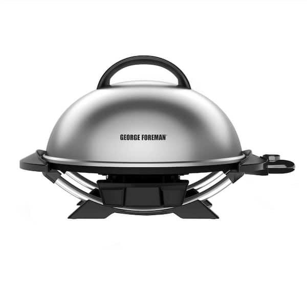 George Foreman Grill With Stand & Temperature Control Black Indoor/Outdoor