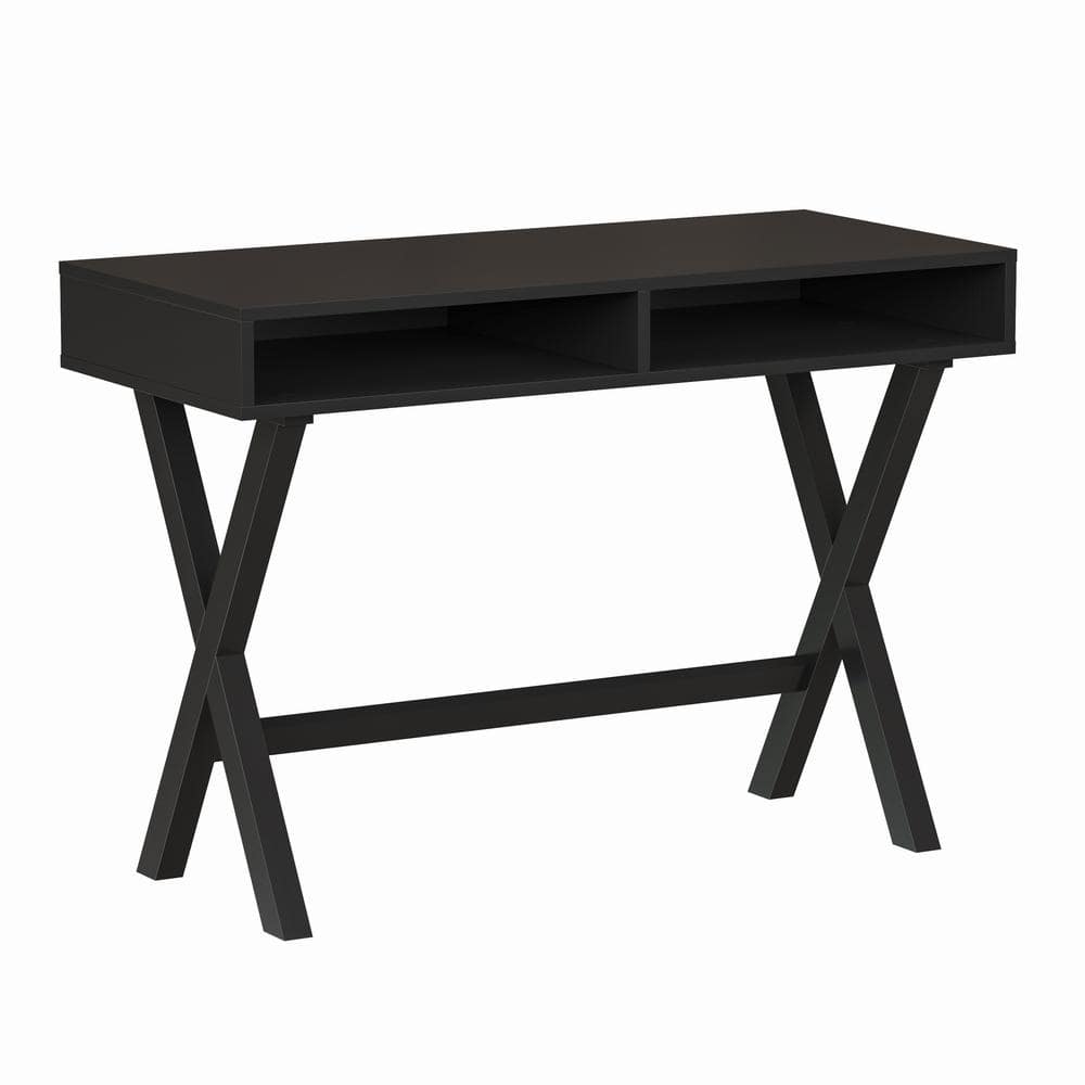 42 in. H Rectangular Black Computer Desk