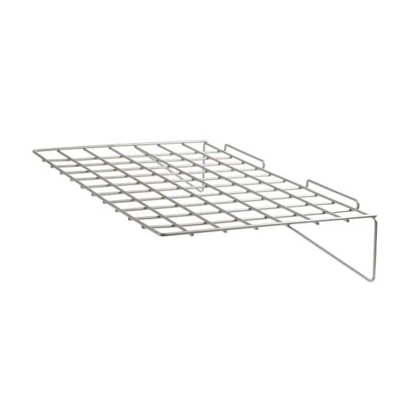 Econoco 24 in. W x 14 in. D Chrome Straight Wire Shelf (Pack of 6)