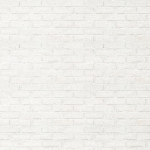 Alpine White 2.64 in. x 7.89 in. x 0.50 in. Clay Brick Look Floor and Wall Tile (7.25 sq. ft./Case)