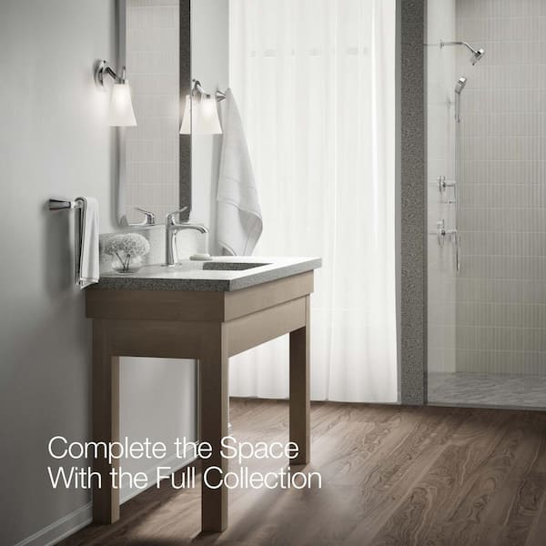 KOHLER Easmor Single-Handle Single Hole Bathroom Faucet in Polished Chrome