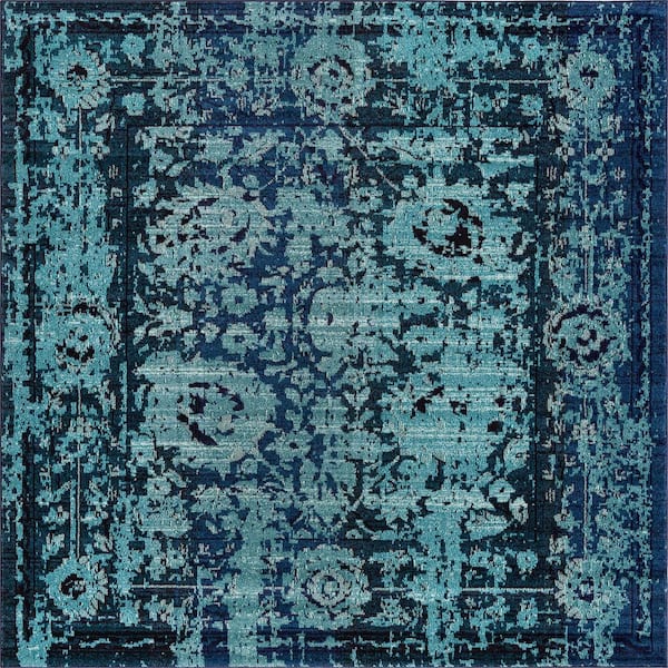 Medici Salamanca Turquoise 8' 0 x 8' 0 Square Rug