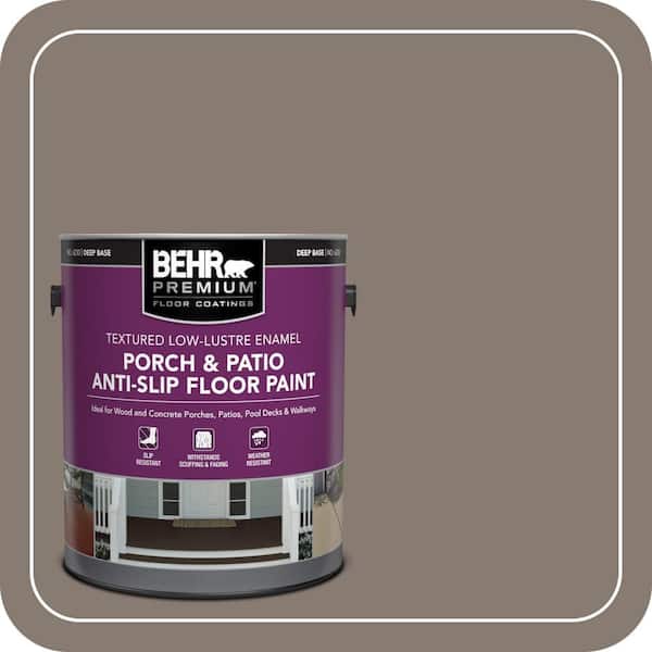 1 gal. #SC-159 Boot Hill Grey Textured Low-Lustre Enamel Interior/Exterior Porch and Patio Anti-Slip Floor Paint