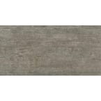 Metropolis Gray 12 in. x 24 in. Matte Porcelain Stone Look Floor and Wall Tile (14 sq. ft./Case)