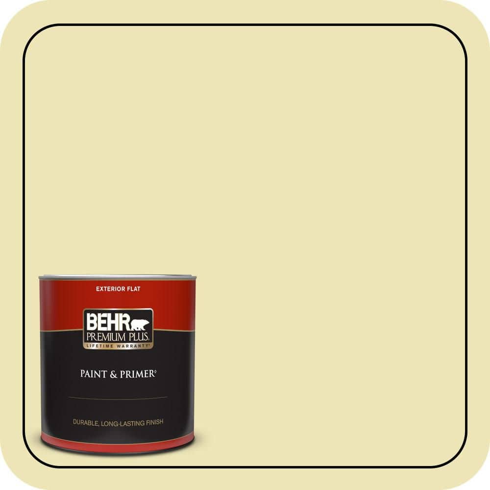 1 qt. #PPU9-13 Yellow Wax Pepper Flat Exterior Paint & Primer price history on PriceWatchPro